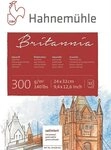 Hahnem&uuml;hle Aquarellblock Britannia Aquarellblock 24x32cm 300g/m&sup2;, satiniert,