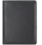 Alassio&reg; Schreibmappe Cremona II, Leder schwarz
