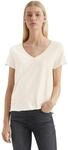 T-Shirt MARC O'POLO DENIM, Damen, Gr. L, wei&szlig;, Jersey, Obermaterial: 100%...