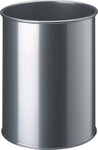 DURABLE Papierkorb Papierkorb Metall rund 15l metallic silber
