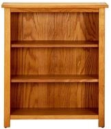 vidaXL B&uuml;cherregal, Buchregal 3 F&auml;cher 70x22,5x82 cm Massivholz Eiche