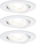 Paulmann Einbauleuchte Paulmann LED Einbauleuchte Nova 3x6,5W schwenkbar, Inkl.