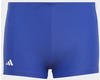 Adidas Classic 3-Streifen Boxer-Badehose semi lucid blue/white (IC4734)