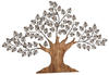 HOFMANN LIVING AND MORE Wanddekoobjekt Baum, Materialmix aus Metall und Holz