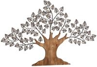 HOFMANN LIVING AND MORE Wanddekoobjekt Baum, Materialmix aus Metall und Holz