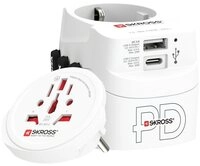 SKROSS Skross 1.302473 Reiseladeger&auml;t PRO Light USB AC30PD World Reiseadapter