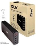 CLUB3D USB Type A and C Power Charger, 5 ports up to 111W USB-Ladeger&auml;t