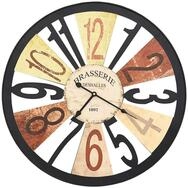 vidaXL Wanduhr Wanduhr Metall 60 cm Mehrfarbig