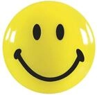 magnetoplan&reg; Magnet Magnetoplan Smiley-Magnete, gelb-schwarz, gro&szlig; 40 mm VE 4