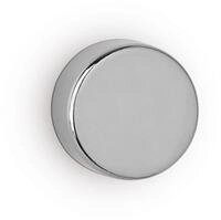 MAUL Magnet Neodym-Scheibenmagnet 10x20mm 12000g hellsilber VE=4 St&uuml;ck