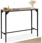 tectake Esstisch Esszimmertisch, Ma&szlig;e: 120 x 40 x 100,5 cm, in rechteckiger...
