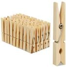 relaxdays Sockenklammer W&auml;scheklammern Holz 100er Set,(100-St)