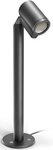 steinel LED Gartenstrahler Spot Way, Tageslichtsensor, LED wechselbar, Warmwei&szlig;