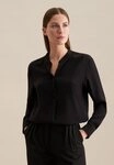 seidensticker Klassische Bluse 1/1 V-Neck Uni