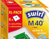 Swirl Staubsaugerbeutel Swirl® M 40 EcoPor® XL Vorteilspack, passend für...