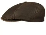 Stetson Flat Cap (1-St) Flatcap mit Schirm braun L (58-59 cm)
