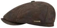 Stetson Flat Cap (1-St) Ledercap mit Schirm