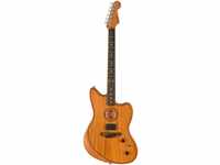 Fender Westerngitarre, American Acoustasonic Jazzmaster All-Mahogany EB Natural...