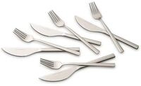 ECHTWERK Besteck-Set Pizzabesteck (8-tlg), Edelstahl, Pizzaset, Steakbesteck,
