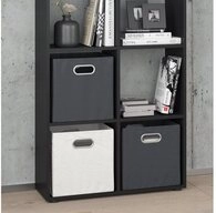 Vicco Raumteiler Scutum, Schwarz, 72 x 143 cm, 1-tlg.
