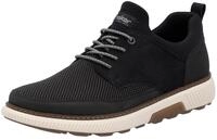 Slip-On Sneaker RIEKER, Herren, Gr. 43, schwarz, Lederimitat, Textil, Schuhe Slip-On
