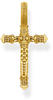 THOMAS SABO Kreuzanhänger Kreuz Goldfarben