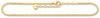 THOMAS SABO Fußkette, AK0035-413-39-L27V, AK0035-415-40-L27V gelb|goldfarben