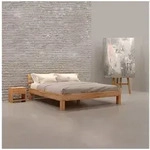 Krok Wood Massivholzbett Julia in Buche mit Kopfteil 140 cm x 200 cm
