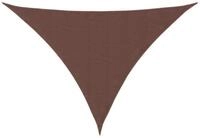 vidaXL Sonnensegel Sonnensegel Oxford-Gewebe Dreieckig 5x5x6 m Braun, (1-tlg)