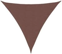 vidaXL Sonnensegel Sonnensegel Oxford-Gewebe Dreieckig 6x6x6 m Braun, (1-tlg)