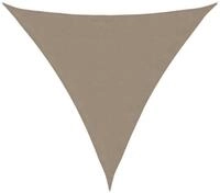 vidaXL Sonnensegel Sonnensegel Oxford-Gewebe Dreieckig 6x6x6 m Taupe, (1-tlg)