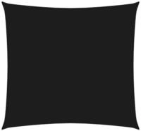 vidaXL Sonnensegel Sonnensegel Oxford-Gewebe Quadratisch 3x3 m Schwarz, (1-tlg)