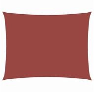 vidaXL Sonnensegel Sonnensegel Oxford-Gewebe Rechteckig 2x4 m Terrakotta-Rot, (1-tlg)