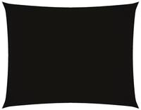 vidaXL Sonnensegel, Sonnenschirm Oxford-Gewebe Rechteckig 2,5x3,5 m Schwarz