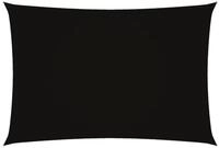 vidaXL Sonnensegel Sonnensegel Oxford-Gewebe Rechteckig 2,5x4,5 m Schwarz,...