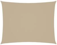 vidaXL Sonnensegel Sonnensegel Oxford-Gewebe Rechteckig 2,5x4 m Beige, (1-tlg)
