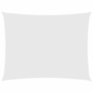 vidaXL Sonnensegel Sonnensegel Oxford-Gewebe Rechteckig 2,5x4 m Wei&szlig;, (1-tlg)