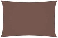 vidaXL Sonnensegel Sonnensegel Oxford-Gewebe Rechteckig 2x4 m Braun, (1-tlg)