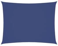 vidaXL Sonnensegel Sonnensegel Oxford-Gewebe Rechteckig 3,5x4,5 m Blau, (1-tlg)