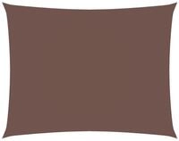 vidaXL Sonnensegel, Sonnenschirm Oxford-Gewebe Rechteckig 3,5x4,5 m Braun