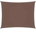 vidaXL Sonnensegel Sonnensegel Oxford-Gewebe Rechteckig 3x4,5 m Braun, (1-tlg)...