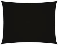 vidaXL Sonnensegel, Sonnenschirm Oxford-Gewebe Rechteckig 3x4,5 m Schwarz