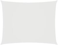 vidaXL Sonnensegel Sonnensegel Oxford-Gewebe Rechteckig 3x5 m Wei&szlig;, (1-tlg)