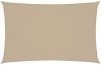 vidaXL Sonnensegel Sonnensegel Oxford-Gewebe Rechteckig 4x7 m Beige, (1-tlg)