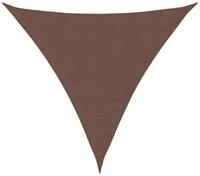 vidaXL Sonnensegel Sonnensegel Oxford-Gewebe Dreieckig 3x3x3 m Braun, (1-tlg)