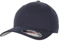 Flexfit Baseball Cap Flexfit Brushed Twill Cap, Silberne Schirmunterseite