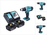 Makita Akku-Schrauber DDF 453 RM Akku Bohrschrauber 18 V 42 Nm + 2x Akku 4,0 Ah...