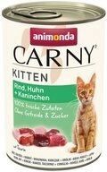 Animonda Carny Kitten mit Rind, Huhn + Kaninchen 400 g - 12 St&uuml;ck, Nassfutter...