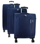 American Tourister&reg; Trolleyset Hyperspeed, 4 Rollen, (Set, 3 tlg) blau
