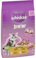 Whiskas WHISKAS&reg; Beutel Junior 2-12 Monate mit Huhn 7kg, Trockenfutter f&uuml;r:...